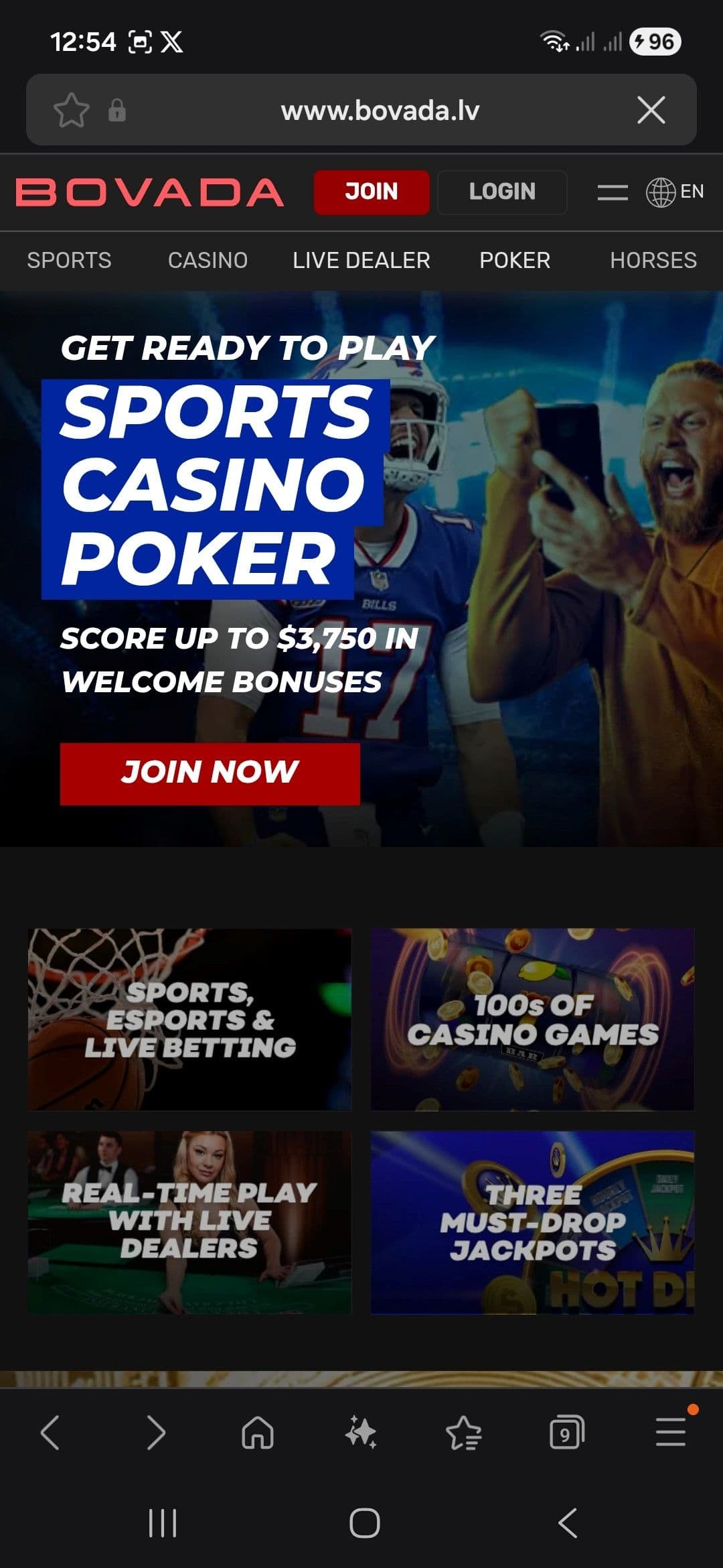 Deposit money into your account.