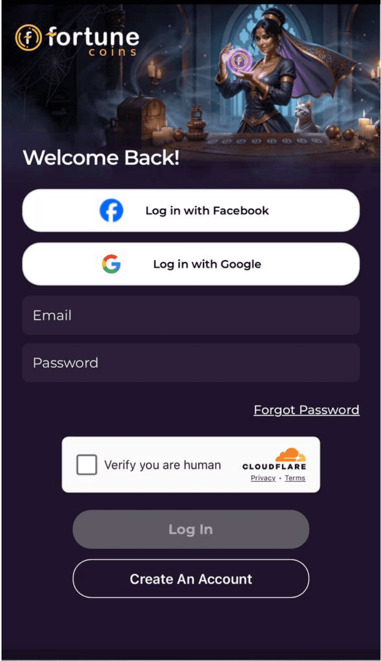Enter your details or link your Google 