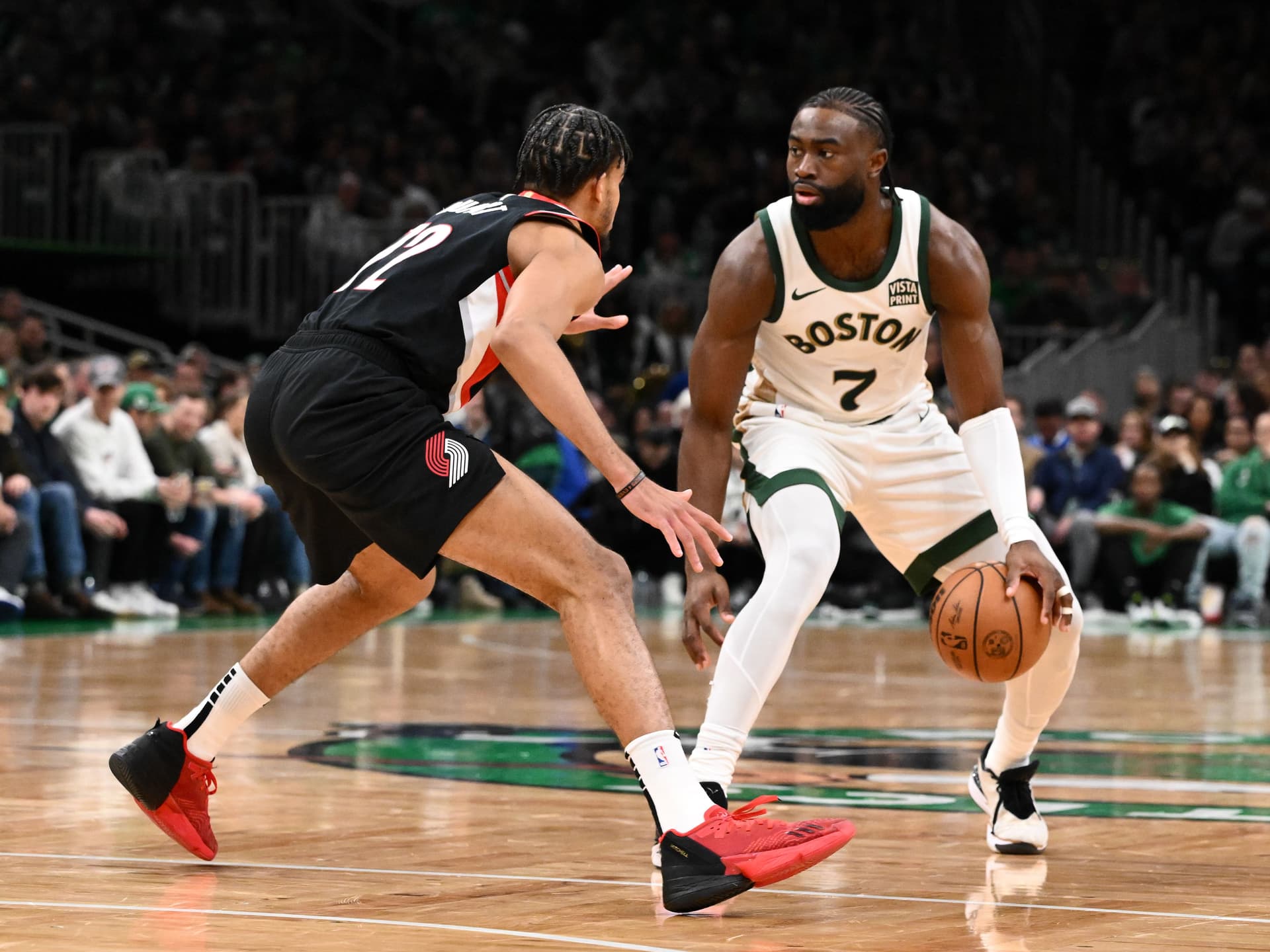 Jaylen Brown and Rayan Rupert