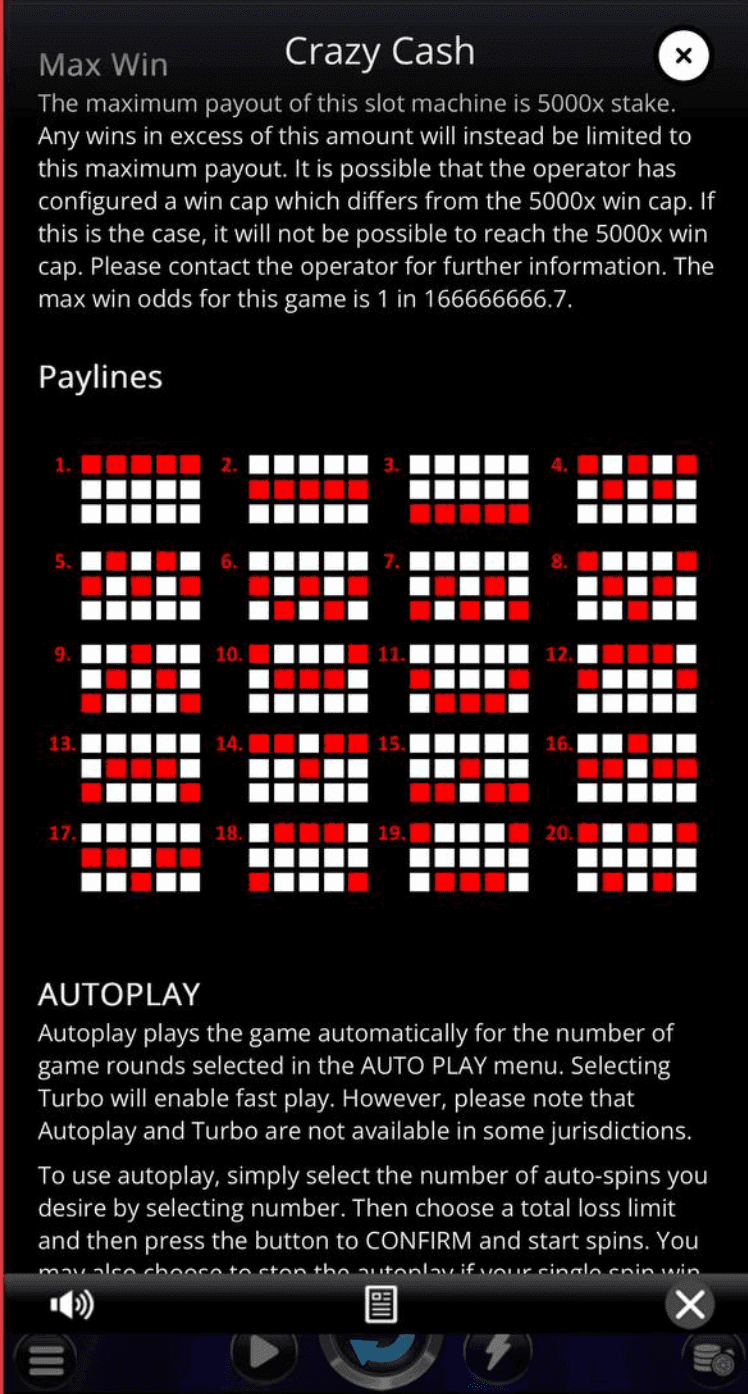 Reels, Rows & Paylines Ways crazy cash