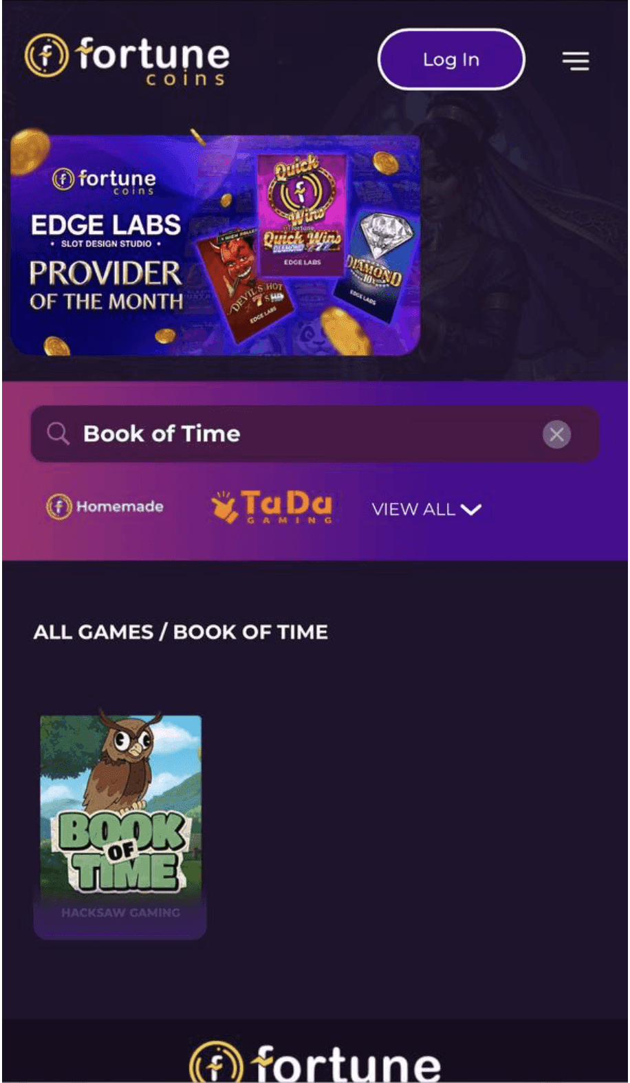 Search for Book of Time