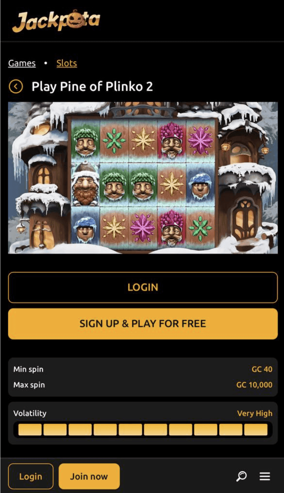 Search for Pine of Plinko 2 