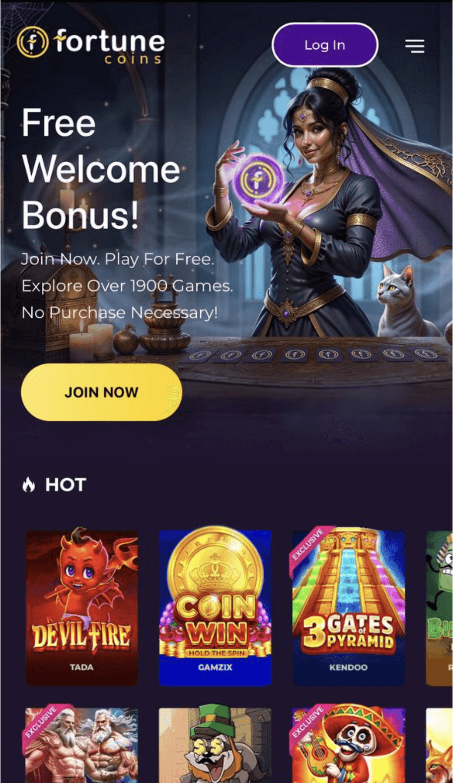 Select one or more sweepstakes casinos