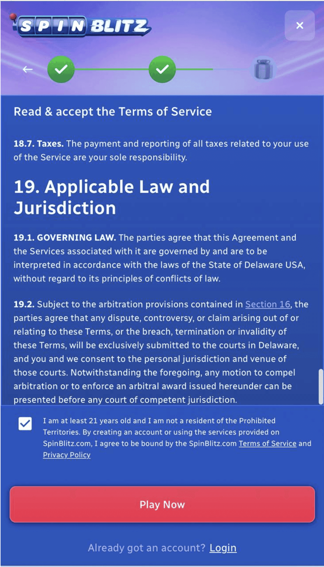 SpinBlitz Sign Up Guide