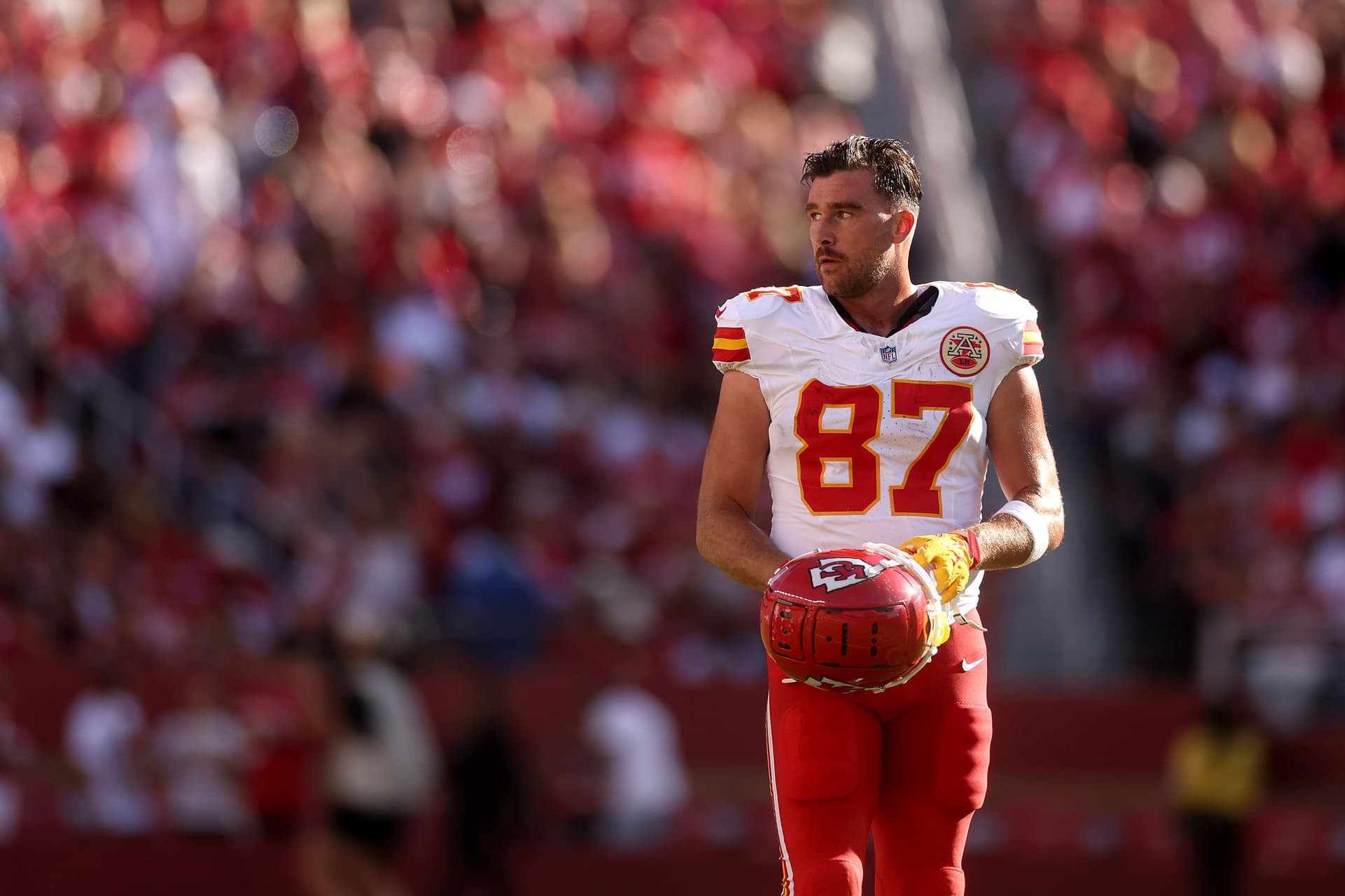 Travis Kelce of the Kansas City Chiefs 