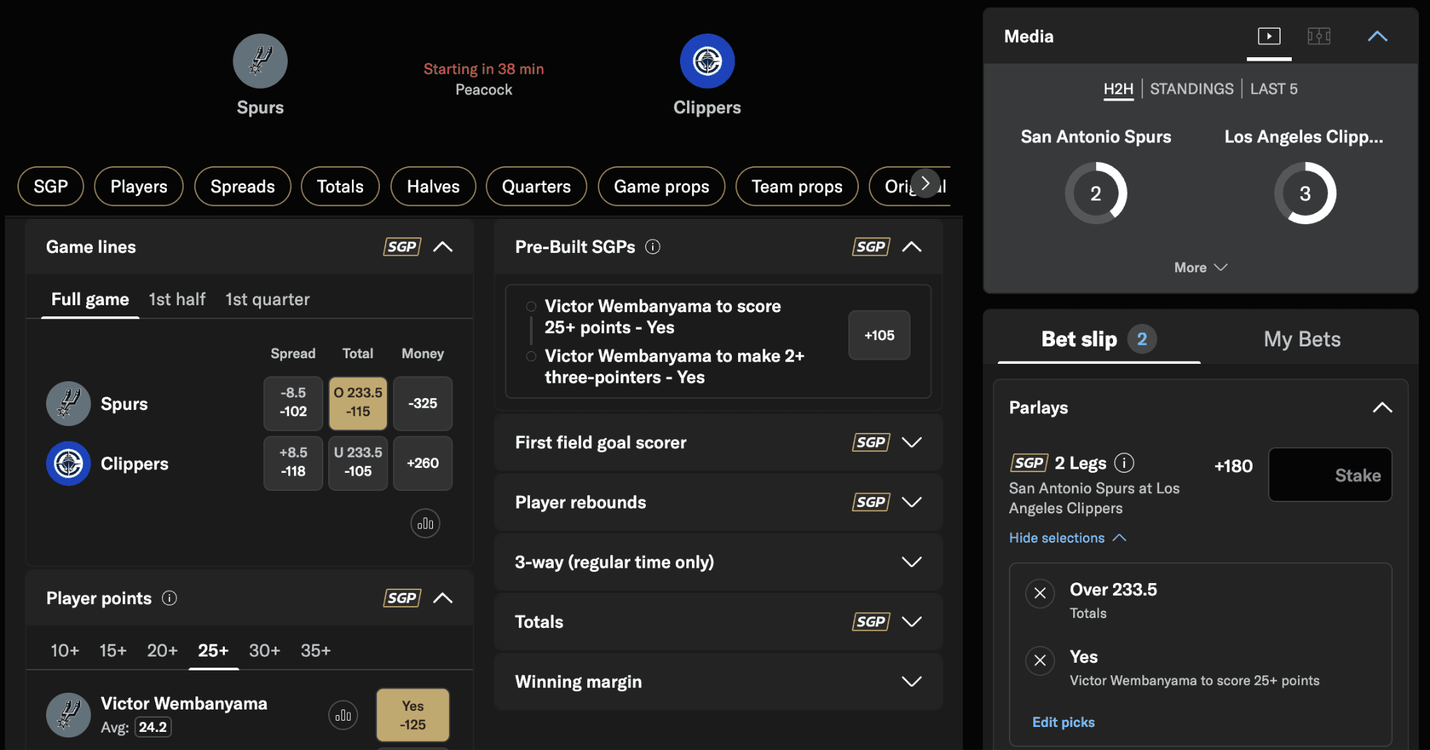 When I Avoid Same Game Parlays