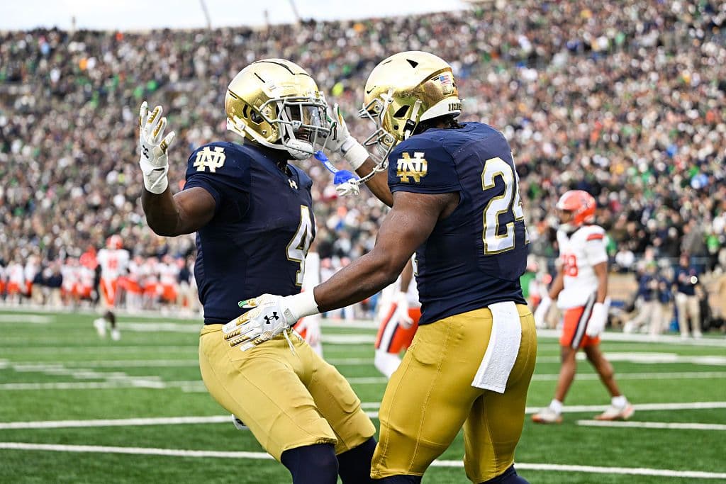 COLLEGE FOOTBALL: NOV 22 Syracuse at Notre Dame