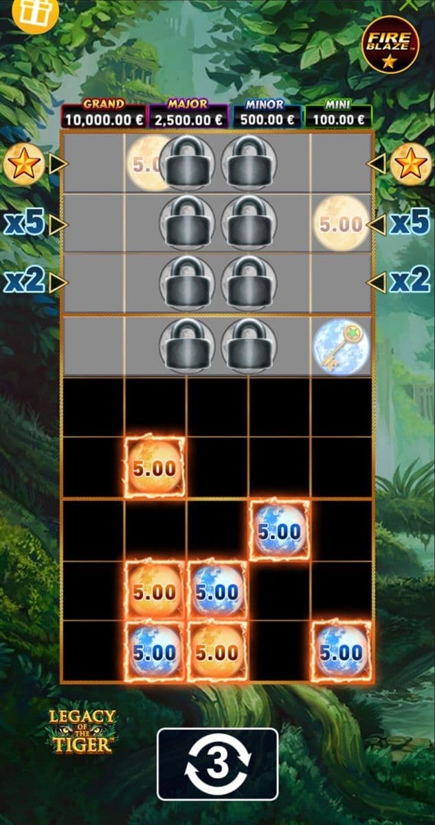 Legacy of the Tiger Slot Machine (Fire Link Bonus)