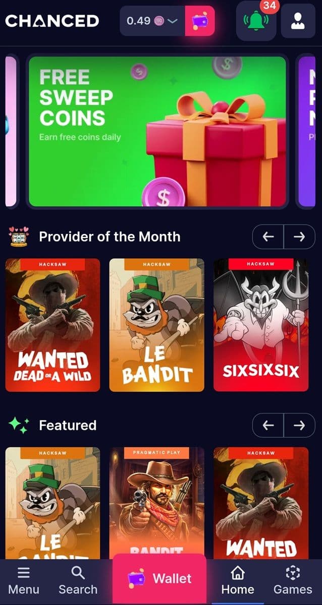 Chanced Casino Home — Review & Login Help for Canadian Players