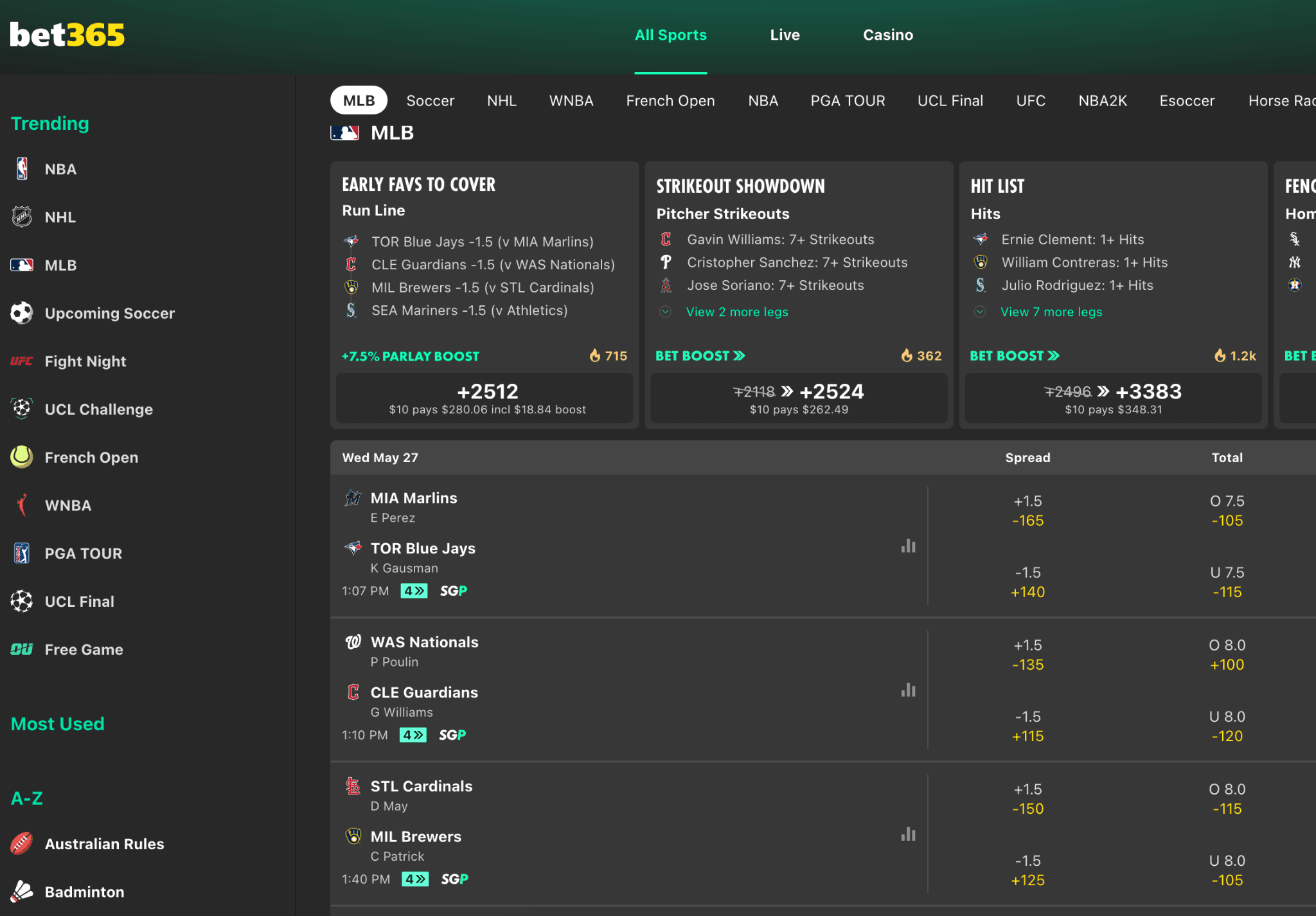 Bet365!