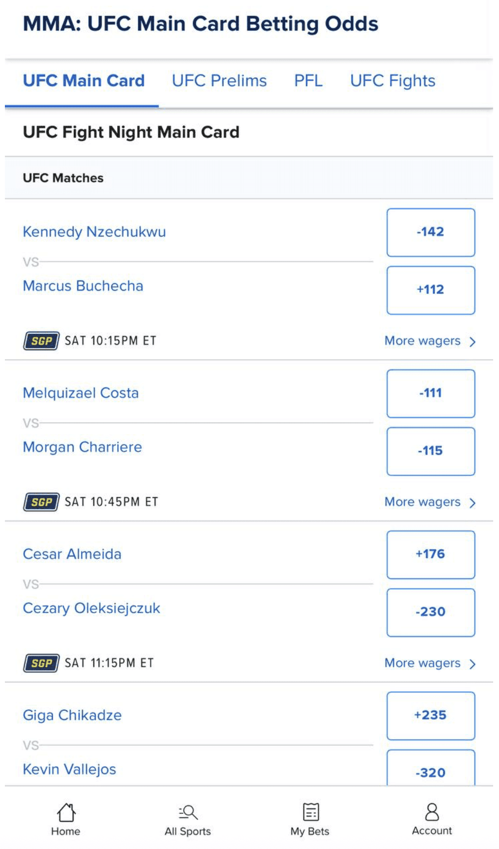 Betting Guide for UFC in the USA