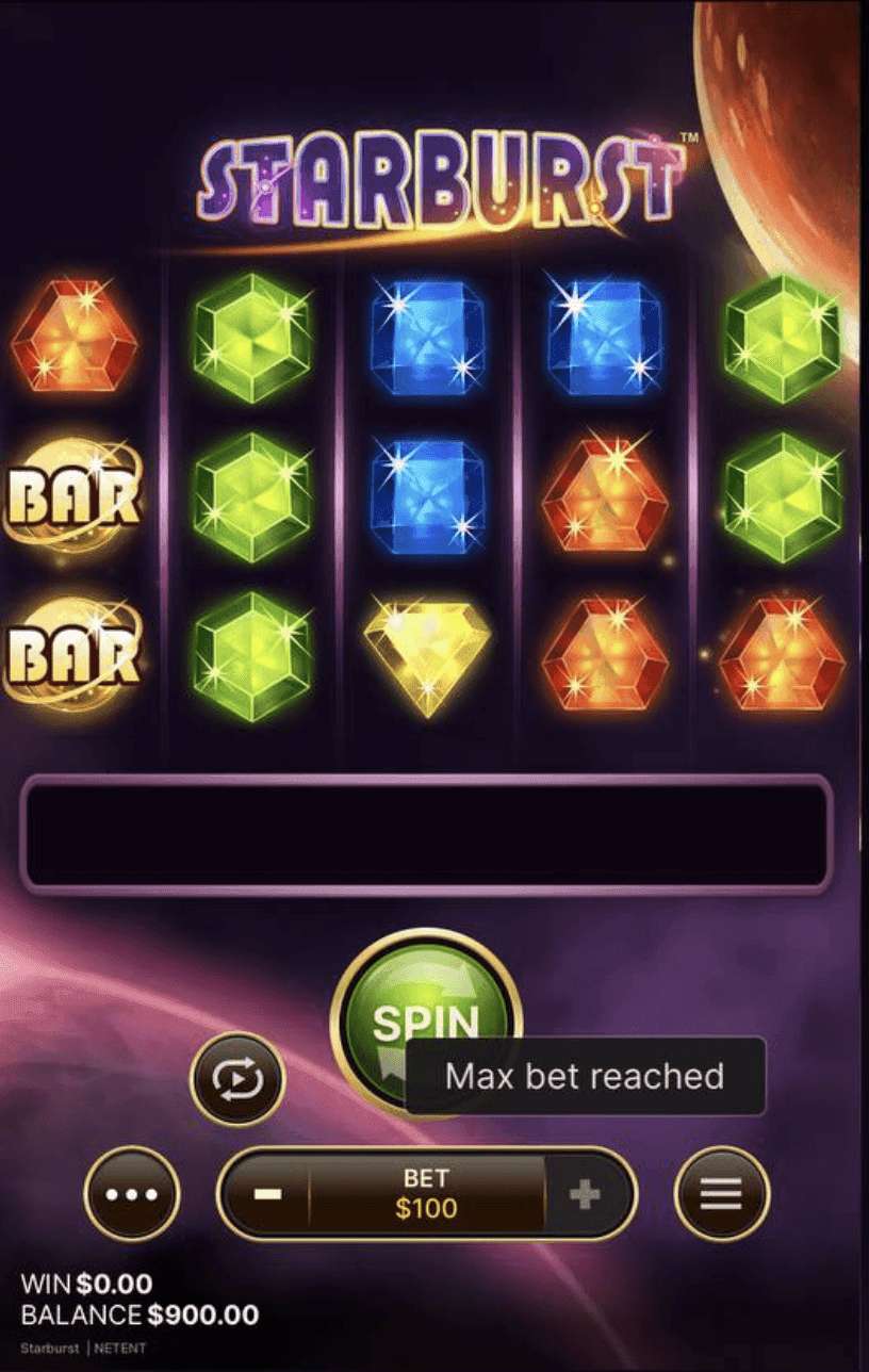 Betting Range starburst..