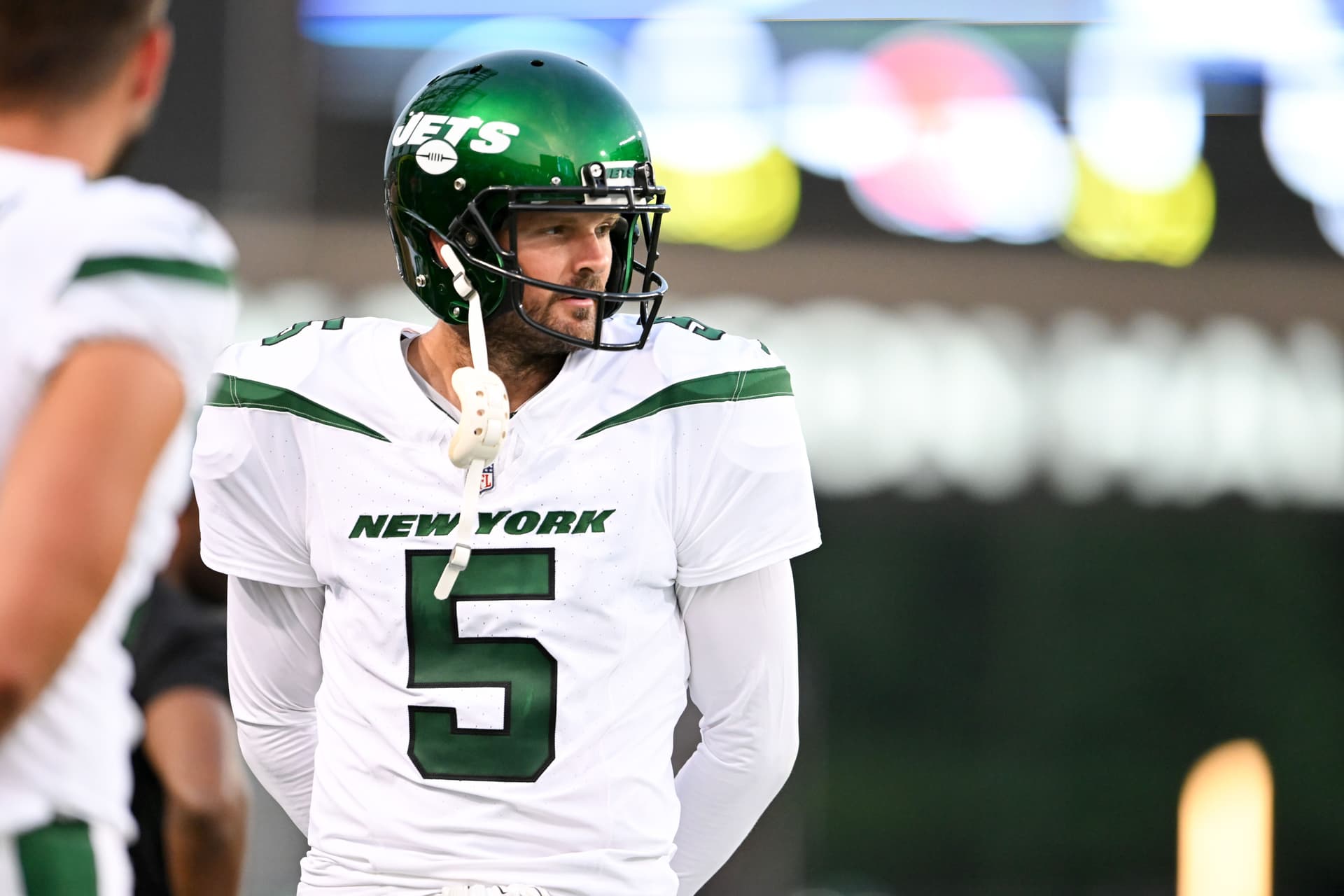 Thomas Morstead #5 of the New York Jets