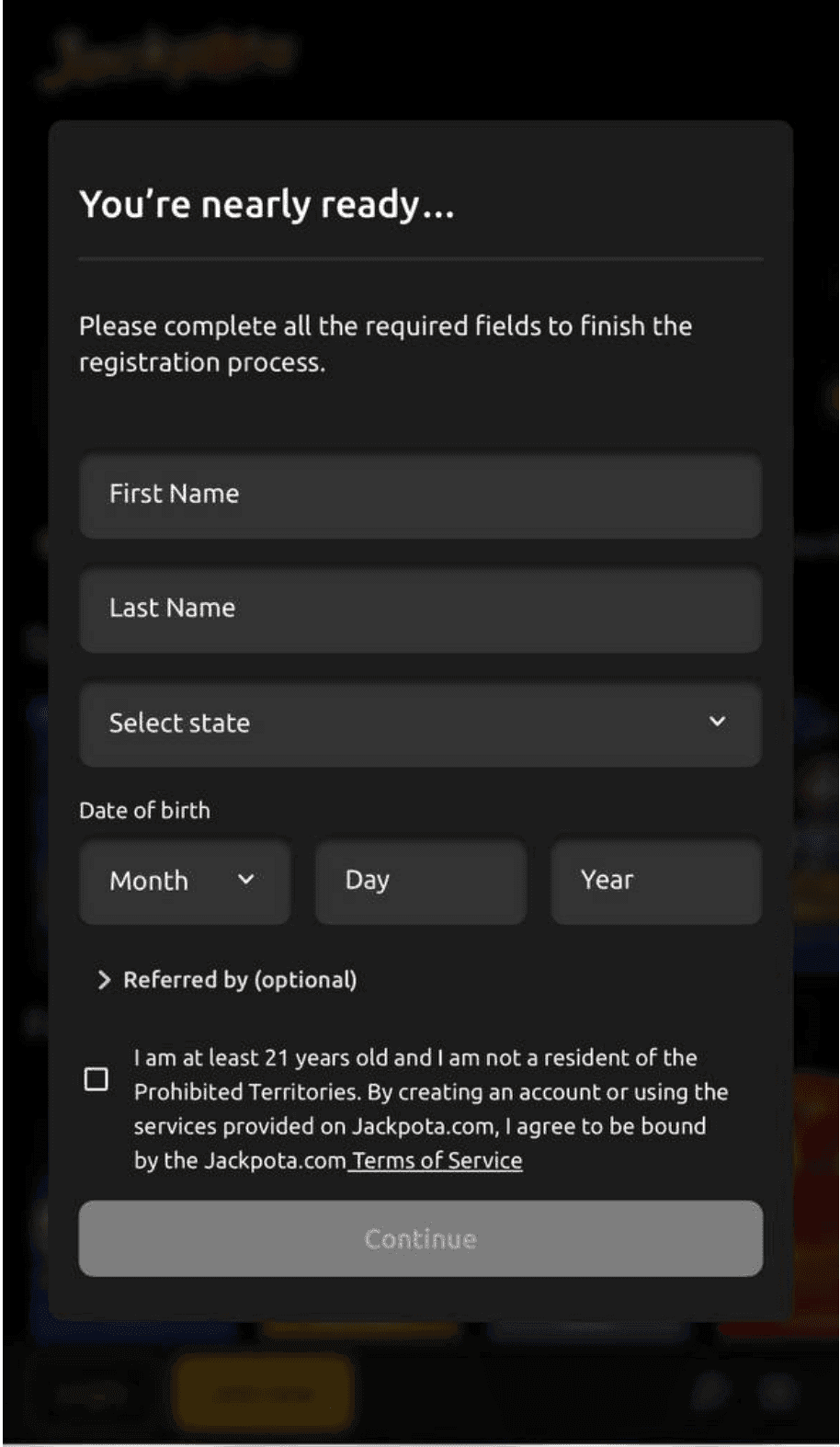 If you signed up via Google