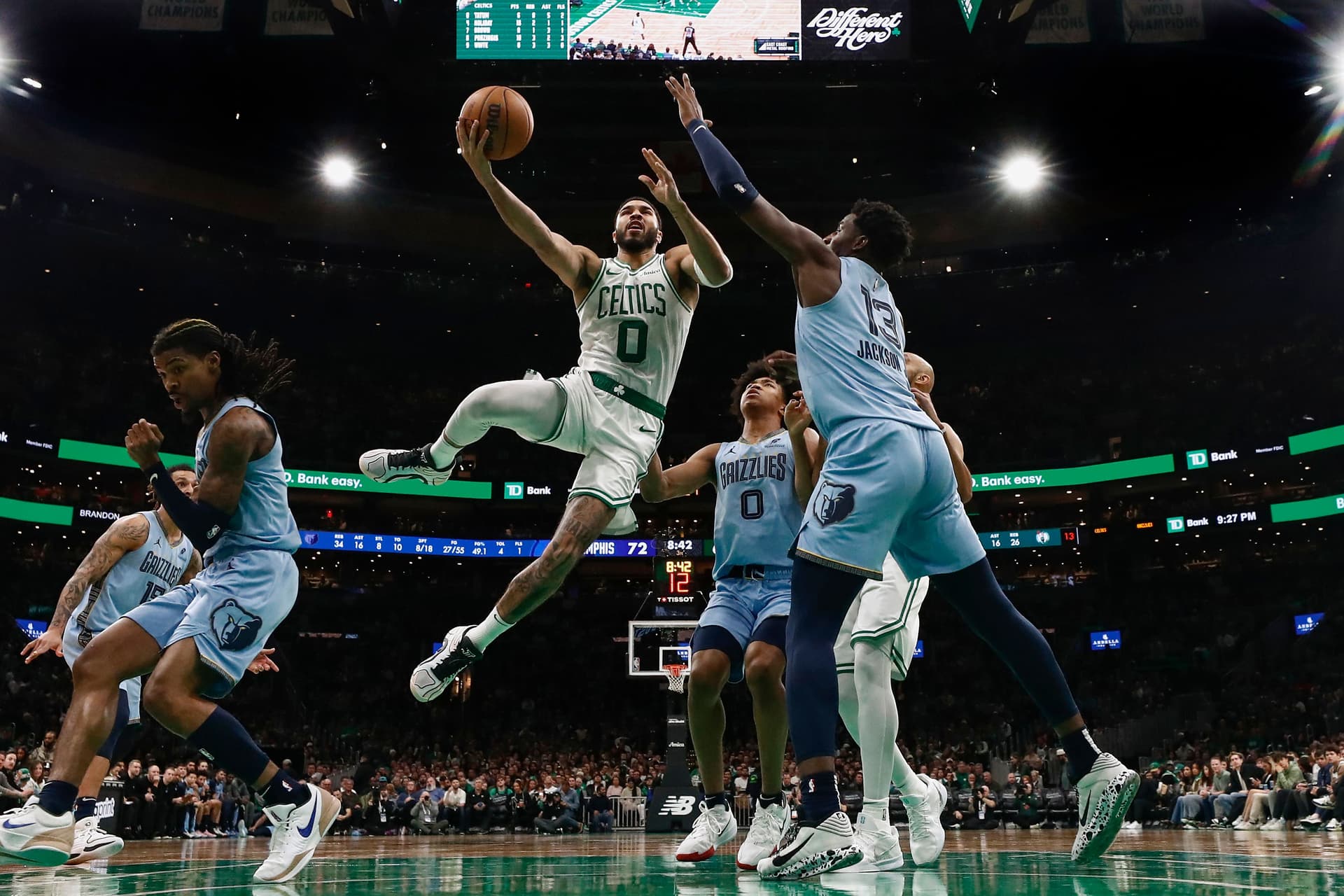 Jayson Tatum and Jaren Jackson Jr.