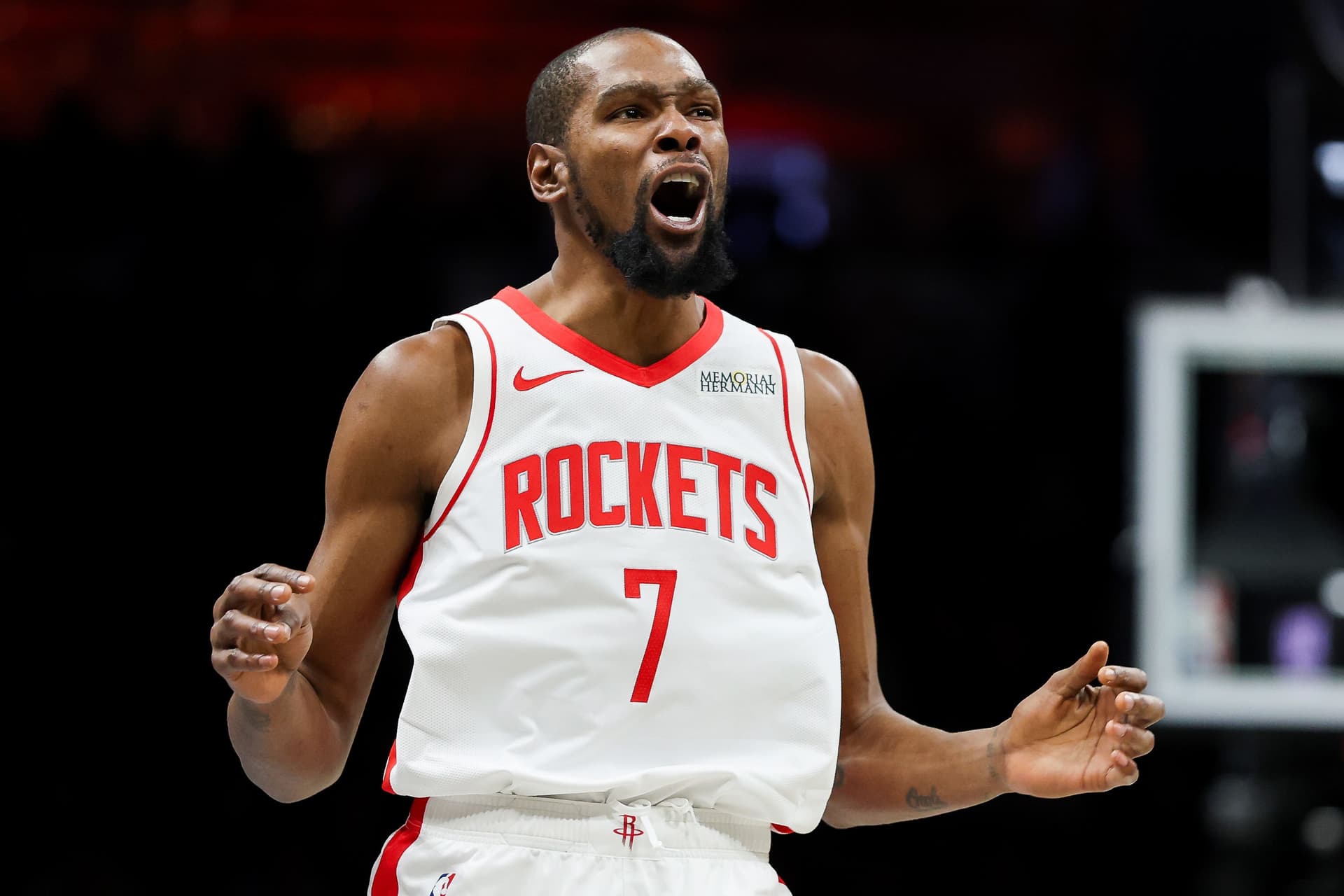 Kevin Durant #7 of the Houston Rockets / Getty Images