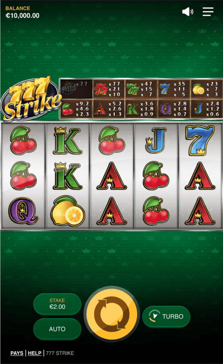 Mobile Play Experience 777 slot