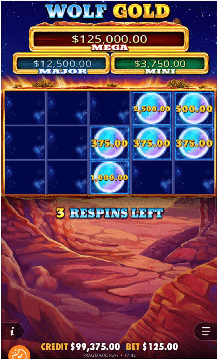 Mobile Play Experience wolf gold