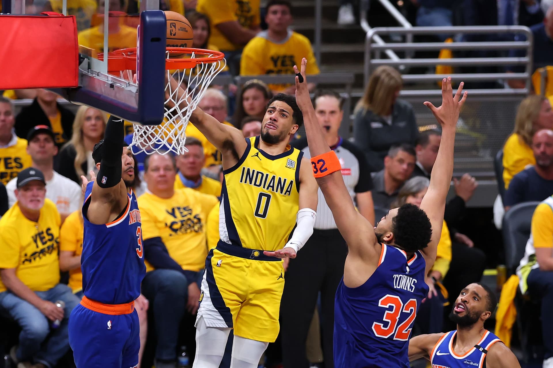 Yrese Haliburton of the Indiana Pacers attempts a lay up against Karl-Anthony.jpg