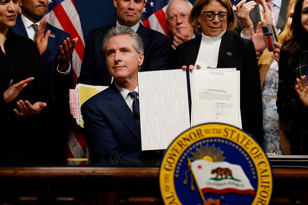 As the California governor's presidential ambitions become more apparent, speculation has turned to whether or not he will approve the sweepstakes casino ban passed by the legislature.